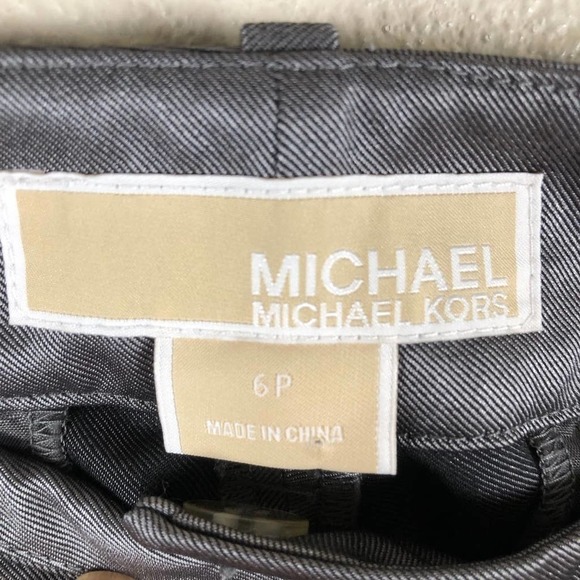 Michael Michael Kors Pants Gray Neutral Low Rise Versatile Trouser Size 6 Petite - Picture 7 of 16
